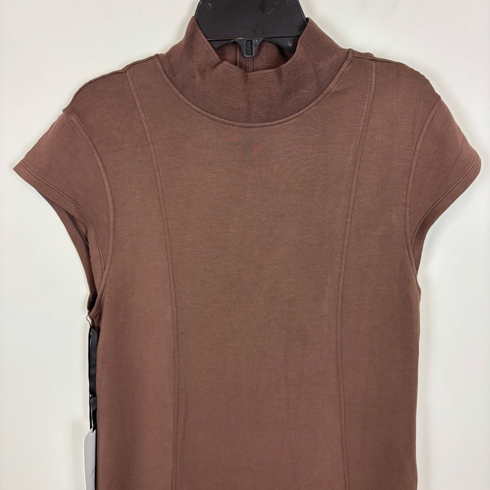VARLEY Taunton Midi Dress in Chestnut Size S - Picture 3 of 10